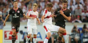 Das Duell zwischen dem VfB Stuttgart und dem FC St. Pauli war äußerst umkämpft VfB Stuttgart, FC St. Pauli