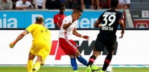 Bobby Wood erzielte sein erstes Bundesliga-Tor für den Hamburger SV Bobby Wood