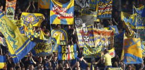 Die Braunschweig-Fans dürfen sich über die Tabellenführung freuen Braunschweig-Fans