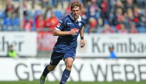 Fabian Klos brachte Bielefeld mit seinem Doppelpack 2:0 in Führung Fabian Klos