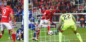 Franck Ribery brachte die Bayern schon früh auf die Siegerstraße Franck Ribery