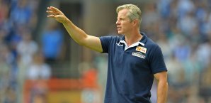 Jens Keller fährt mit Union Berlin gegen den KSC den ersten Saisonsieg ein Keller