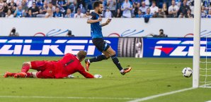 Lukas Rupp erzielte das Siegtor für Hoffenheim Lukas Rupp