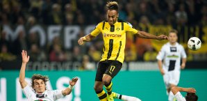 Pierre-Emerick Aubameyang und der BVB hatten mit den Gästen aus Freiburg mehr Probleme als erwartet Pierre-Emerick Aubameyang