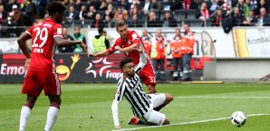 Der 2:1-Führungstreffer von Joshua Kimmichs Treffer reichte den Münchnern nicht zum Sieg Joshua Kimmich