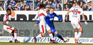 Der VfB Stuttgart ging früh in Führung KSC, Vfb Stuttgart