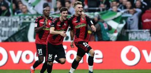 Maximilian Philipp leitete mit seinem Treffer zum 1:0 den Freiburger Sieg ein Maximilian Philipp