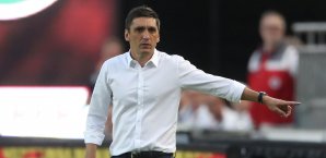 Das Team von Tayfun Korkut kam zuhause gegen Bielefeld nicht über ein torloses Remis hinaus Tayfun Korkut