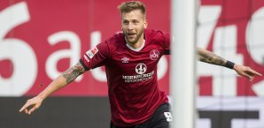 Guido Burgstaller erzielte gegen Aue sein zehntes Saisontor Guido Burgstaller