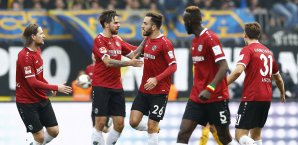 96 konnte gegen Braunschweig einen 0:2-Rückstand noch ausgleichen Hannover 96