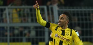 Aubameyang traf für den BVB Pierre-Emerick Aubameyang