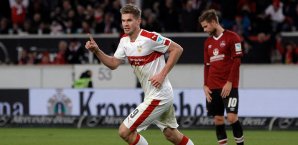 Simon Terodde erzielte die Führung für den VfB Stuttgart Simon Terodde