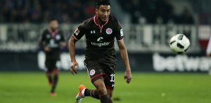 Aziz Bouhaddouz markierte das 1:0 für Pauli Aziz Bouhaddouz