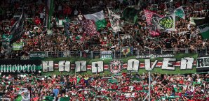 Die Fans von Hannover 96 mussten sich mit einem Remis begnügen Hannover 96