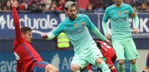 Lionel Messi soll beim FC Barcelona seinen Vertrag verlängern Primera Division