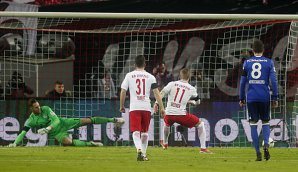 Timo Werner verwandelte den Elfmeter, den er selber rausgeholt aht Timo Werner