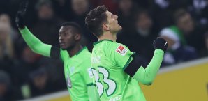 Mario Gomez sicherte dem VfL Wolfsburg mit seinem Treffer den vierten Saisonsieg VfL Wolfsburg