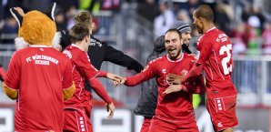 Die Kickers konnten gegen den VfB einen Sieg bejubeln Würzburg