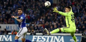 Guido Burgstaller traf direkt in seinem Debüt und erlöste die Schalker Guido Burgstaller