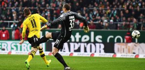 Jaroslav Drobny sah für sein Foul gegen Marco Reus direkt Rot Jaroslav Drobny