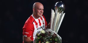Michael van Gerwen feierte in Einhoven seinen WM-Titel Michael van Gerwen
