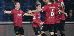 Bech schoss Hannover 96 zum 1:0 Uffe Bech