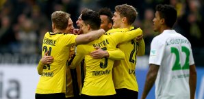 Borussia Dortmund hatte gegen den VfL Wolfsburg keine Mühe Borussia Dortmund