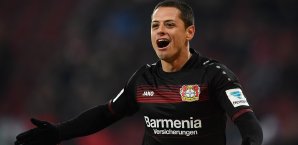 Chicharito erzielte sein neuntes Saisontor Chicharito