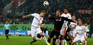 Die Fortuna konterte den Führungstreffer der roten Teufel Fortuna Düsseldorf, 1. FC Kaiserslautern