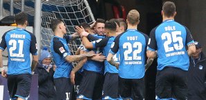 Mark Uth erzielte die Führung für Hoffenheim Mark Uth