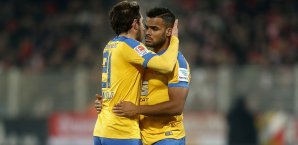 Phil Ofosu-Ayeh schoss Braunschweig in Führung Phil Ofosu-Ayeh