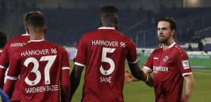 Sane glich in der 57. Minute zum 2:2 aus Salif Sane