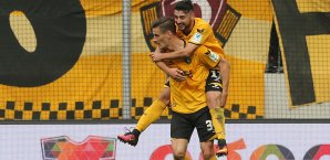 Stefan Kutschke leitete den Dynamo-Sieg mit seinem Doppelpack ein Stefan Kutschke