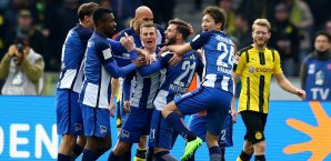 Marvin Plattenhardt sorgte mit einem sehenswerten Freistoß für den Berliner Sieg Bundesliga