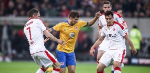 Die Partie war kampfbetont Eintracht Braunschweig