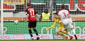 Konstantinos Stafylidis erzielte den 1:1 Ausgleich Konstantinos Stafylidis