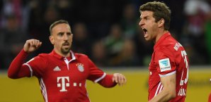 Thomas Müller erzielte die 1:0-Führung für Bayern gegen Mönchengladbach Thomas Müller