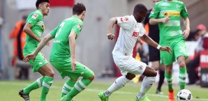 In einem packenden Derby ging Gladbach drei Mal in Führung 1. FC Köln, Borussia Mönchengladbach