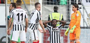 Frankfurt scheiterte mehrmals aussichtsreich am Gladbacher-Keeper Sommer Frankfurt, Gladbach