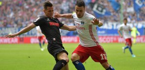 Der Hamburger SV traf spät zum Sieg Hamburger SV, 1. FC Köln