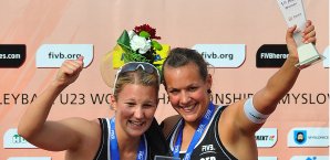 Victoria Bieneck und Isabel Schneider, Beachvolleyball