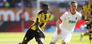 Dortmund und Augsburg lieferten sich ein umkämpftes Duell Borussia Dortmund, FC Augsburg
