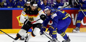 Die Deutschen lieferten sich im zweiten Spiel einen heißen Kampf mit den Schweden Deutschland, Schweden