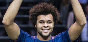 Jo-Wilfried Tsonga hat den 15. Turniersieg auf der ATP-Tour gefeiert