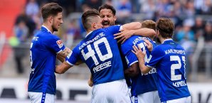 Der Karlsruher SC durfte sich in Fürth über einen späten Sieg freuen Karlsruher SC