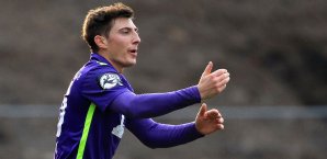 Kvesic erzielte das 1:0 für Erzgebirge Aue Kvesic