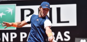 Mischa Zverev setzte sich beim ATP-Turnier in Genf im Viertelfinale gegen Steve Johnson durch Mischa Zverev