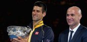 Novak Djokovic, Andre Agassi