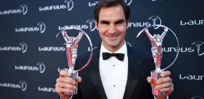Roger Federer stellte einen neuen Rekord bei den Laureus-Awards auf. Roger Federer